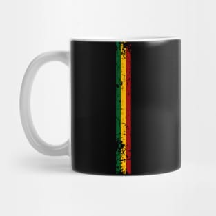 Reggae Rasta Rastafari Jamaica Color Stripe Mug